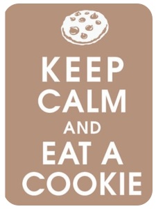 keep calm and eat cookie